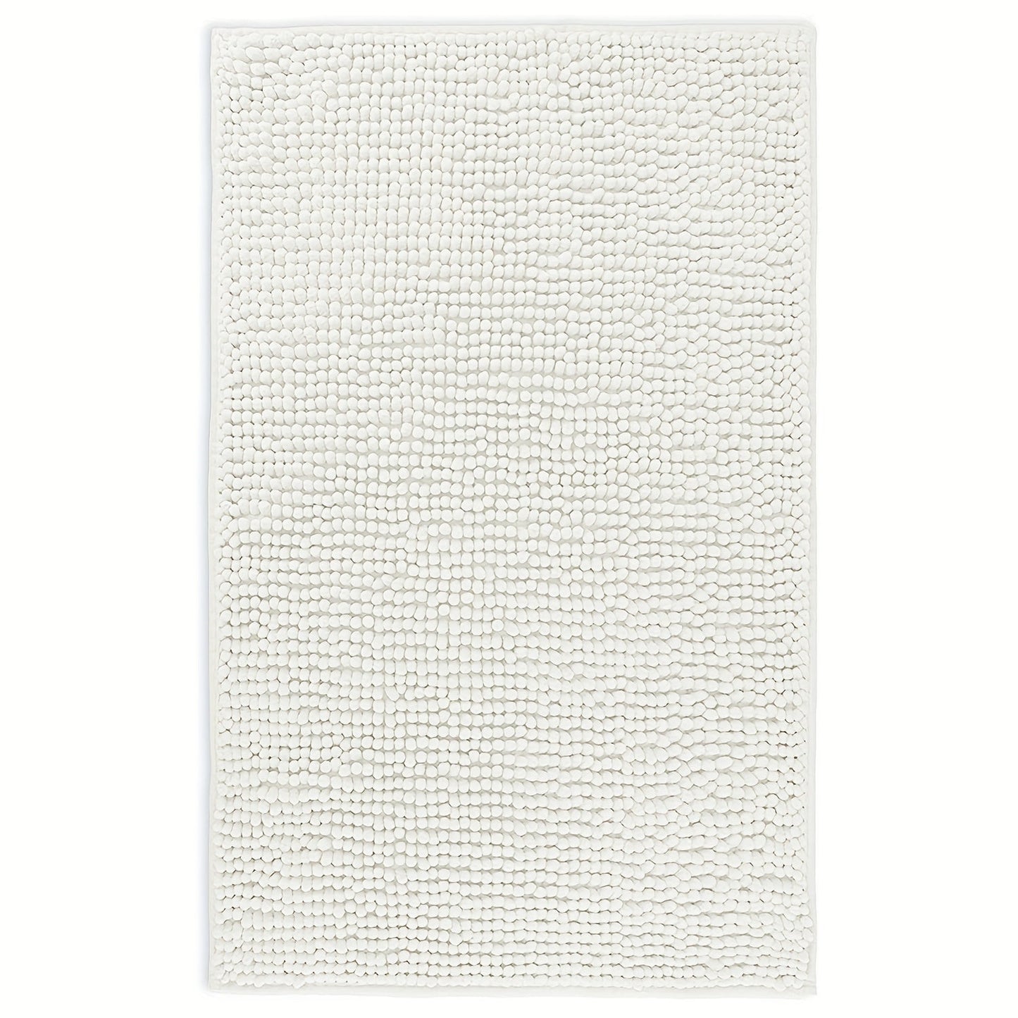 Chenille Bath Rug Extra Thick Bathroom Mat, Multiple Sizes & Colors for Entryways, Bedrooms and Living Spaces