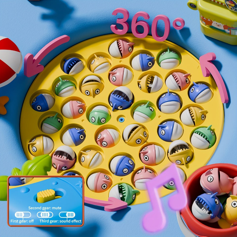 Magnetic Fishing Game for Kids 66 Pieces, Ocean Fishing Toy Set with Rods for Toddlers Ages 3 4 5 6