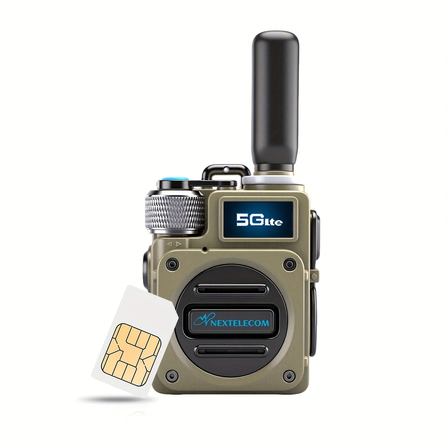 POC Walkie Talkies Long Range Two-Way Radio with SIM Card – No Monthly Fee, 5000-Mile Nationwide Coverage, Shock & Dust Proof for Truckers