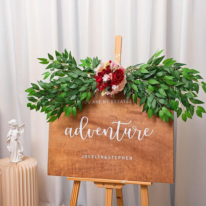 Artificial Italian Ruscus Greenery Stems 27.6" – Faux Green Leaf Spray for Wedding Arch, Bouquet Filler, Table Centerpiece & Home Decor |