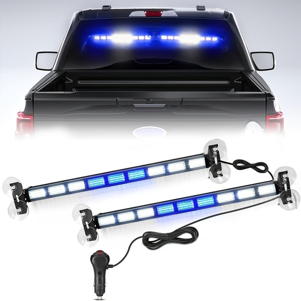 LED Light Bar 17 Inch 80W Triple Row 3000+ Lumens 12V-24V – Off-Road Work Light Emergency Flasher for Truck ATV SUV Jeep Boat Tractor