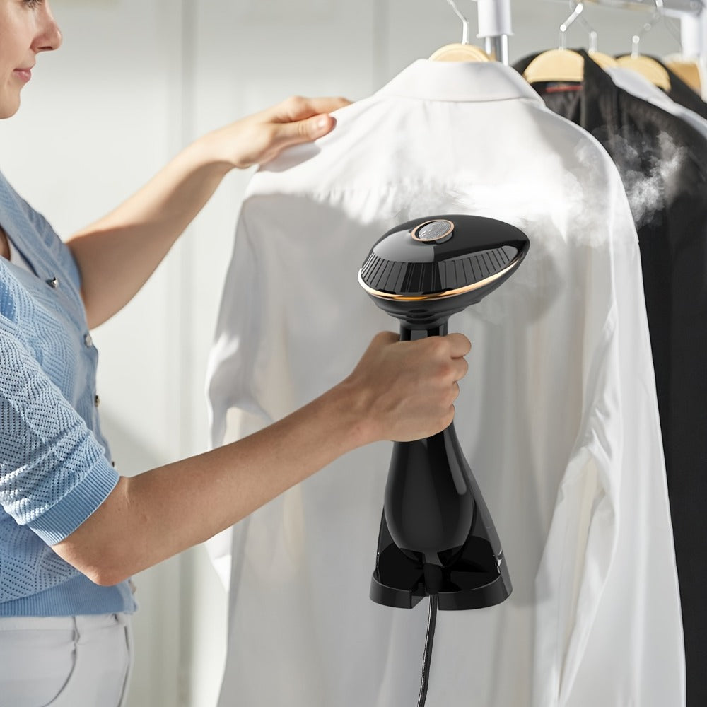 1500W Handheld Garment Steamer with Wide Steam Head, Detachable Tank Area and Two Preserved Model Labels