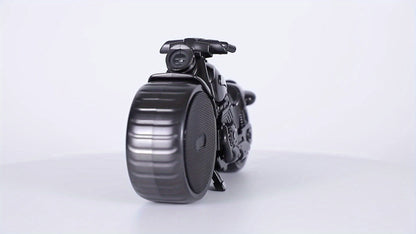 Bluetooth Speaker MOTO BEAT Motorcycle-Shaped RGB Model with FM Radio, USB, TF, AUX and Rechargeable Battery