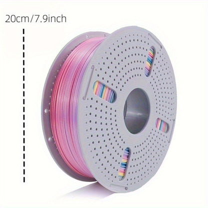 3D Printer Filament Airok Silk PLA 1.75mm 1kg Spool with Ten Glossy Solid, Dual-Color and Rainbow Options