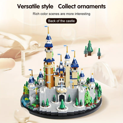 3600PCS Princess Castle Building Blocks Fairytale Palace STEM Micro Brick Architecture Kit for Girls Ages 8+