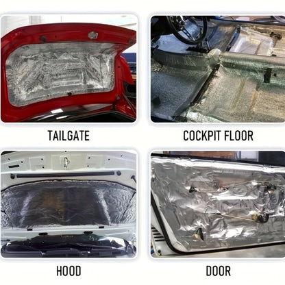 Car Sound Deadening Mat 276MIL 19sqft – 12 Sheets 20"x12" Auto Sound Dampening & Heat Insulation for Door Hood Trunk Floor Firewall