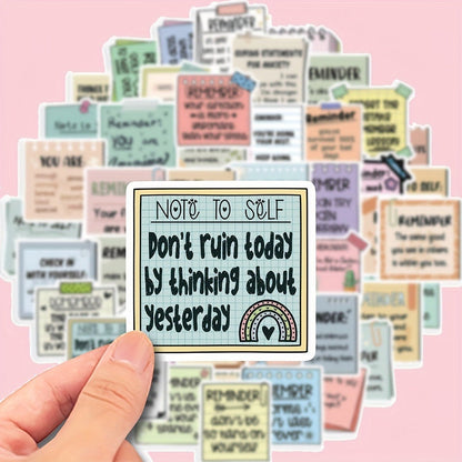 Motivational Stickers for Laptop 150pcs – Reusable Inspirational Vinyl Decals, Self-Affirmation Encouragement Stickers for Water Bottle