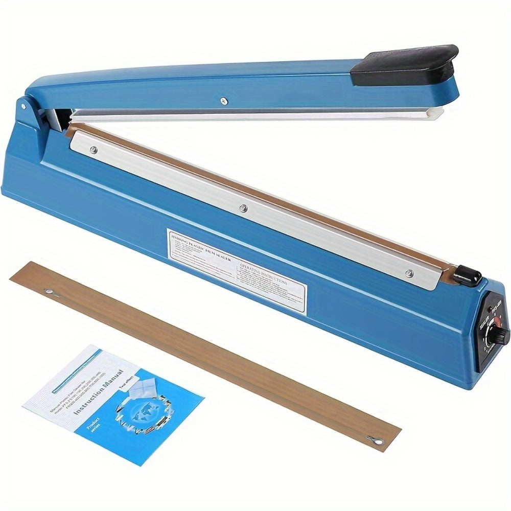 Impulse Heat Sealer 8" & 12", Adjustable Temperature Poly Bag Sealing Machine for Plastic, Mylar