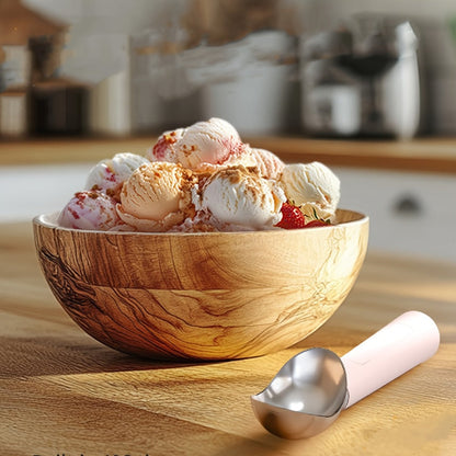 Heated Electric Ice Cream Scoop, USB-C Rechargeable with 3 Temperature Levels up to 158°F, Touch-Activated