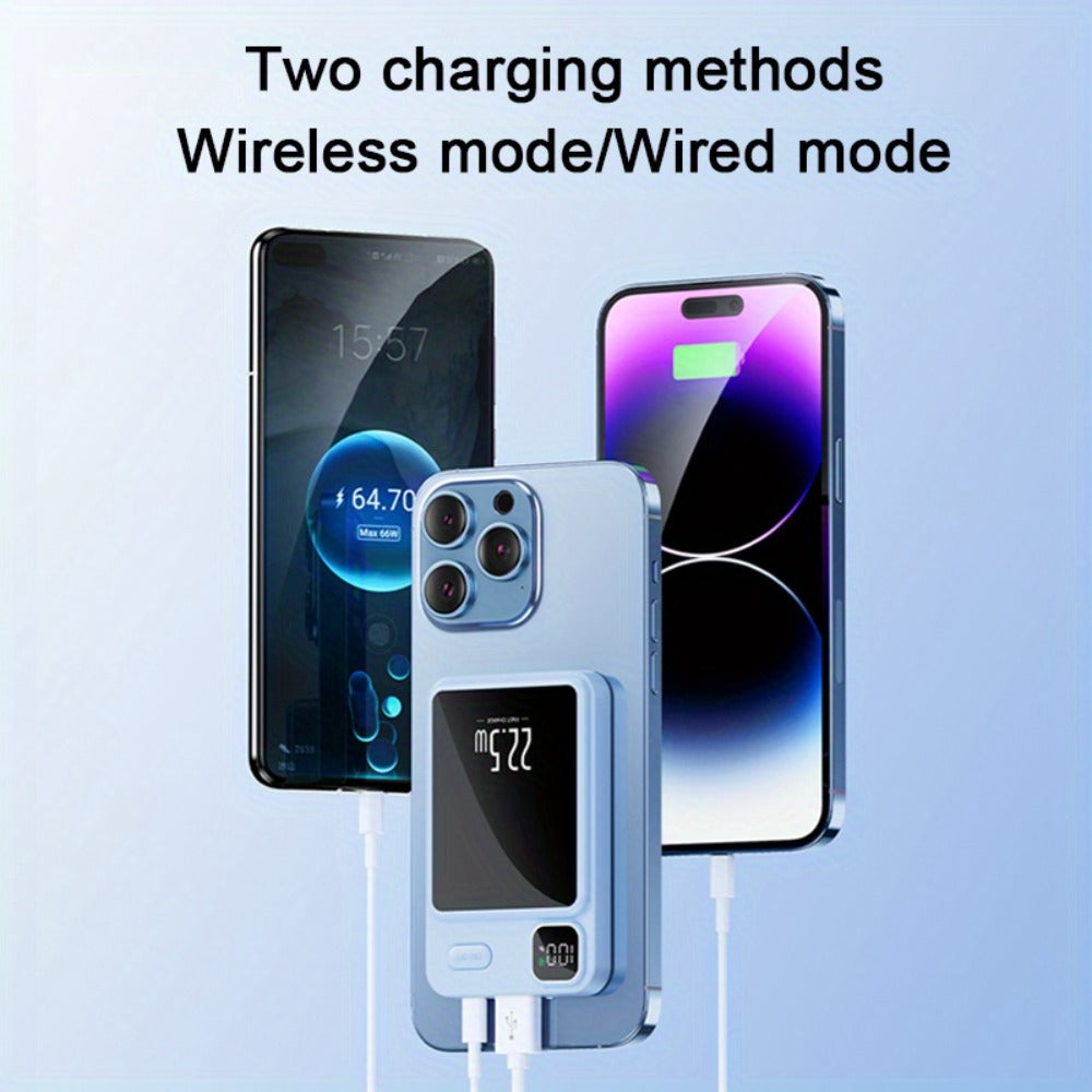 Magnetic Wireless Power Bank 38880mAh 22.5W Fast Charging with Digital Display for iPhone 17 16 15 14 13 12 Pro Max Plus Android