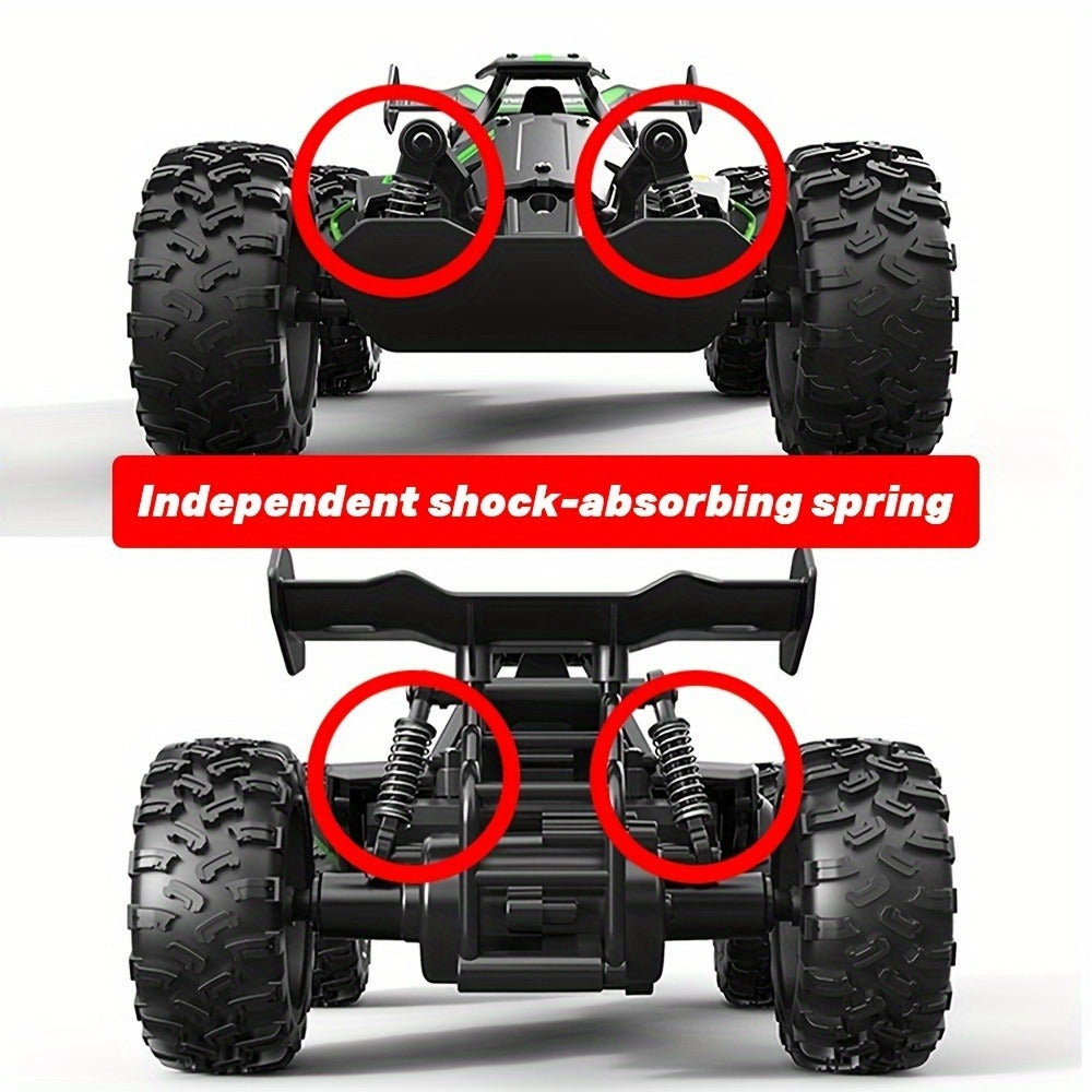 Remote Control Car, 1:18 Scale SUV with 15KM/H Source Speed, 2.4GHz Control, USB Charging and Large Tires