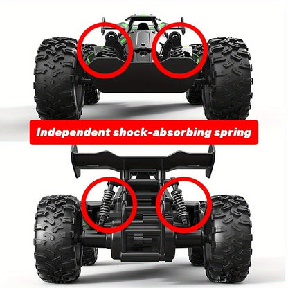 Remote Control Car, 1:18 Scale SUV with 15KM/H Source Speed, 2.4GHz Control, USB Charging and Large Tires