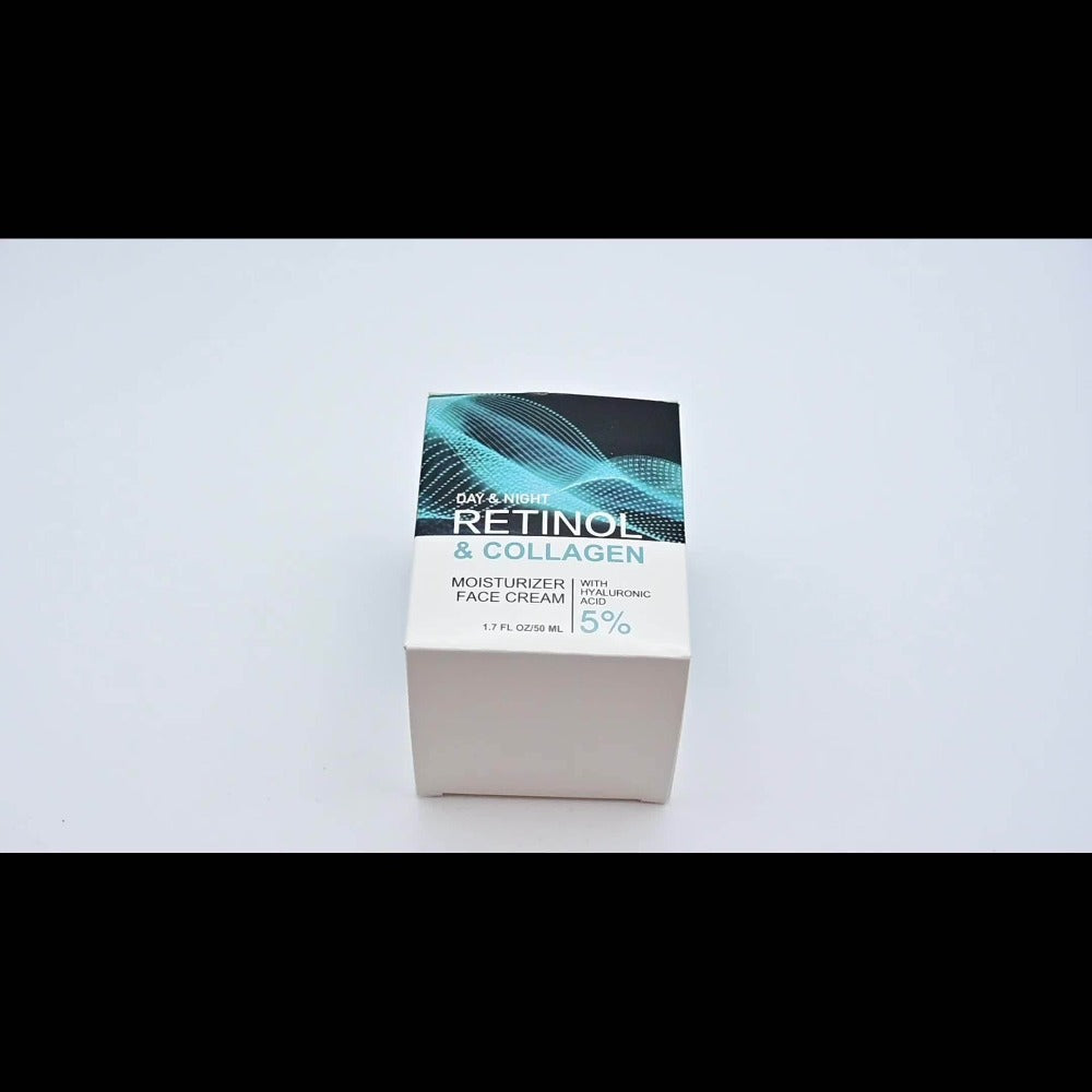 Retinol Cream Collagen Hyaluronic Acid Vitamin C+E Advanced Face Body Hand Cream All Skin Types Day Night Use 1.69 oz Women