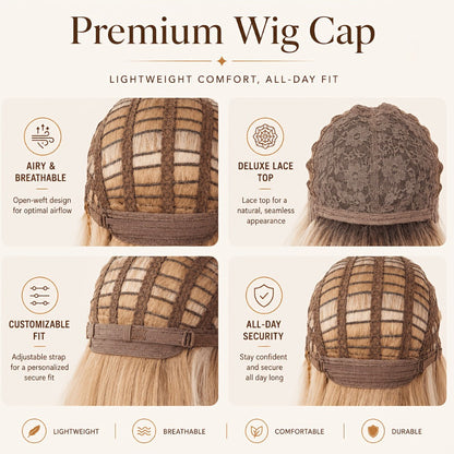 Synthetic Wig Long Style, Six Color Choices with 24-Inch Length for Parties with Model-Specific Color, Length and Cap Options