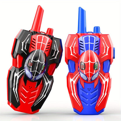 Spider Walkie Talkies for Kids, Long Range Outdoor Toy for Boys & Girls Ages 3-8, Camping Hiking Adventure Gift