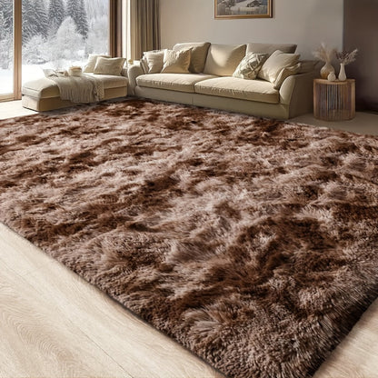 Shag Rug Fluffy Thick Area Rug - Fuzzy Tufted Plush Carpet for Bedroom & Living Room, Floor Mat in Multiple Colors & Sizes