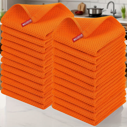 Kitchen Dish Cloths 23pcs 100% Cotton Waffle Weave Ultra Dish Towels 12x12 Inch for Cooking Cleaning Wiping Hands Kitchen Decor Gift