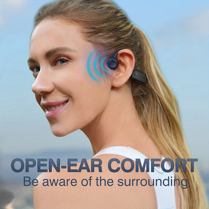 Sport Open Ear Headphones Wireless Bluetooth with Noise-Canceling Mic for an Everyday Personal Care Routine
