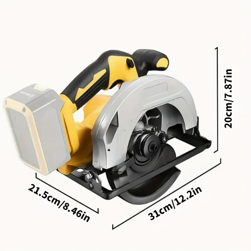 Cordless Circular Saw Compatible with DeWalt 20V MAX Battery, 7-Inch Brushless Electric Saw, 0-50° Bevel