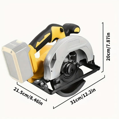 Cordless Circular Saw Compatible with DeWalt 20V MAX Battery, 7-Inch Brushless Electric Saw, 0-50° Bevel