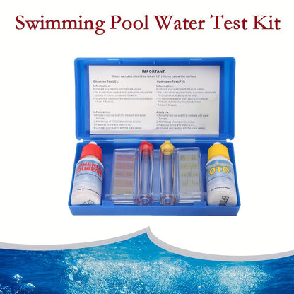 Pool Test Kit pH Reagent, Swimming Pool Spa Hot Tub Water Testing for Garden, Patio and Yard Use
