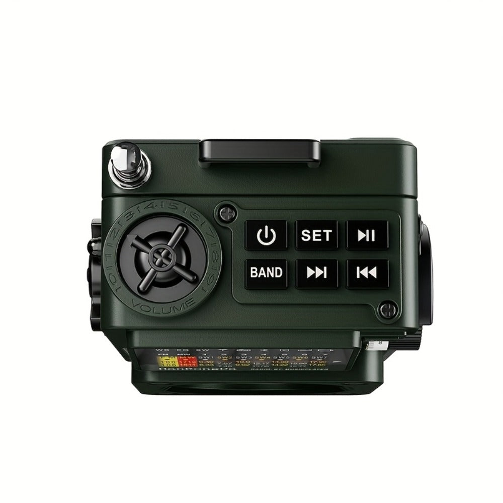 Shortwave Radio Bluetooth Speaker HRD-700 with FM MW SW WB NOAA Weather Alerts, MicroSD, ATS Presets