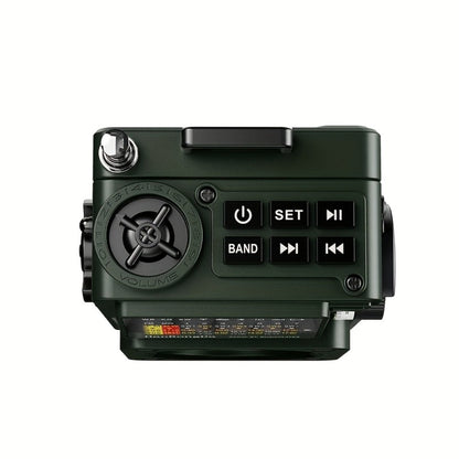 Shortwave Radio Bluetooth Speaker HRD-700 with FM MW SW WB NOAA Weather Alerts, MicroSD, ATS Presets