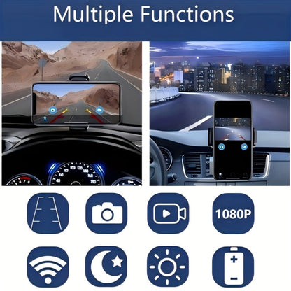 Wireless Backup Camera Solar Powered for Truck RV Trailer – 1080P HD, WiFi Magnetic Mount, Infrared Night Vision, 150° Wide Angle