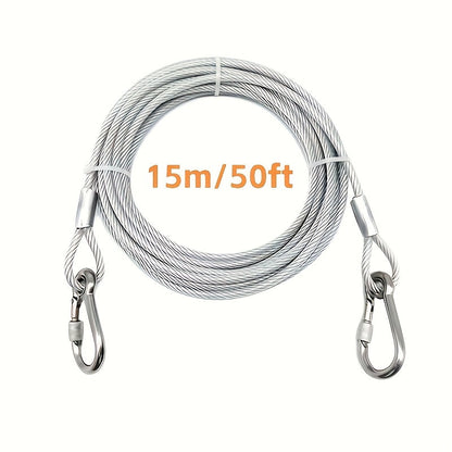 Retractable Clothesline Stainless Steel – Portable Indoor Outdoor Laundry Line for Apartment, Dorm & Camping