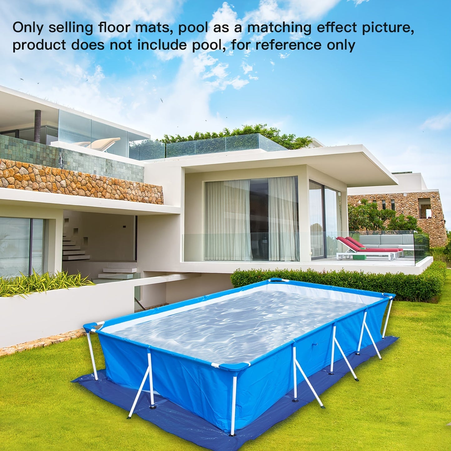 Pool Ground Cover PE Liner | Above Ground Pool Puncture Protection