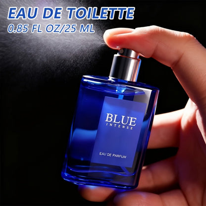 EDT Cologne Gift Set for Men 4 Piece Variety 4 Different Scents Long Lasting Fragrance Mini Bottles 0.85oz Each Travel Friendly Holiday