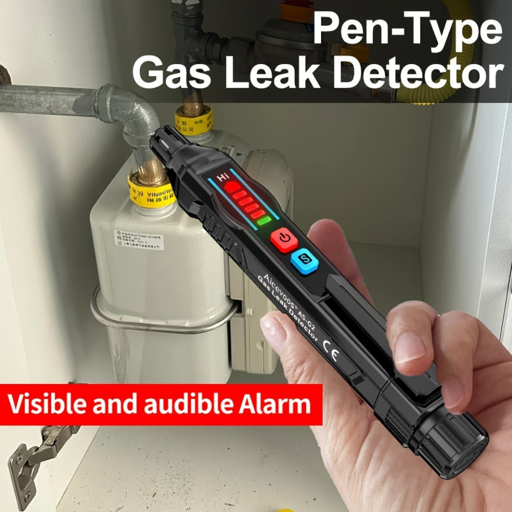 Combustible Gas Leak Detector – High Sensitivity Natural Gas & Methane Alarm with Audible & Visual Alert for Home & Industrial Safety