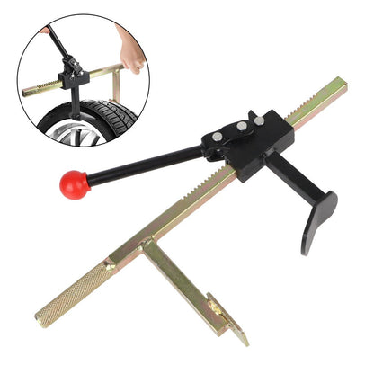 Bead Breaker Tool Heavy-Duty Manual Tire Changer with Safety Guard, Durable Steel Construction Universal Tire Service Equipment for Cars