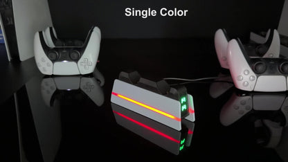 PS5 Controller Charging Station 9-Color LED Light Fast Charging Dock for DualSense & DualSense for an Everyday Personal Care Routine