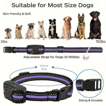 Dog Training Collar with Remote 3300ft Range – Rechargeable E-Collar with Vibration, Static & Beep Modes | Adjustable Nylon Strap