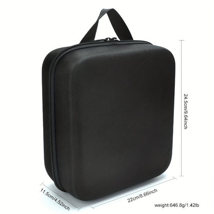 Hard Shell Barber Case Portable – Hair Clipper Trimmer Beauty Tools Organizer Travel Storage Bag Barbershop Styling Kit Carrying Case