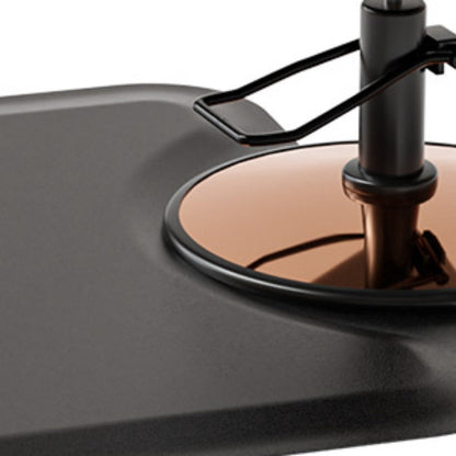 Anti-Fatigue Salon Mat for Hair Stylist with Round Cutout – Thick Non-Slip Standing Mat for Barber Chair, Hairdresser, Barbershop