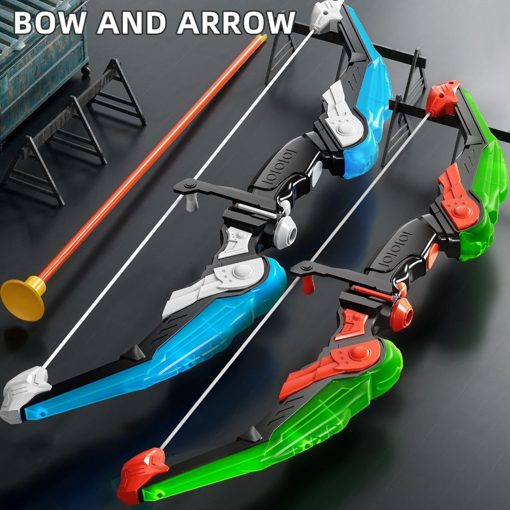 Kids Bow and Arrow Archery Set 10 Suction Cup Arrows Quiver Standing Target with the Listed Color, Size or Set Options for Everyday Use
