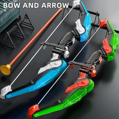 Kids Bow and Arrow Archery Set 10 Suction Cup Arrows Quiver Standing Target with the Listed Color, Size or Set Options for Everyday Use