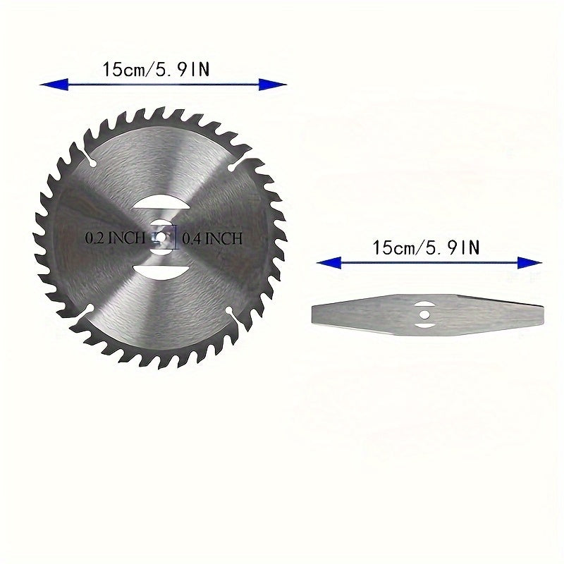 Weed Wacker Blades, Brush Cutter Trimmer Lawn Mower Replacement for Garden, Patio and Yard Use