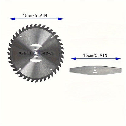 Weed Wacker Blades, Brush Cutter Trimmer Lawn Mower Replacement for Garden, Patio and Yard Use
