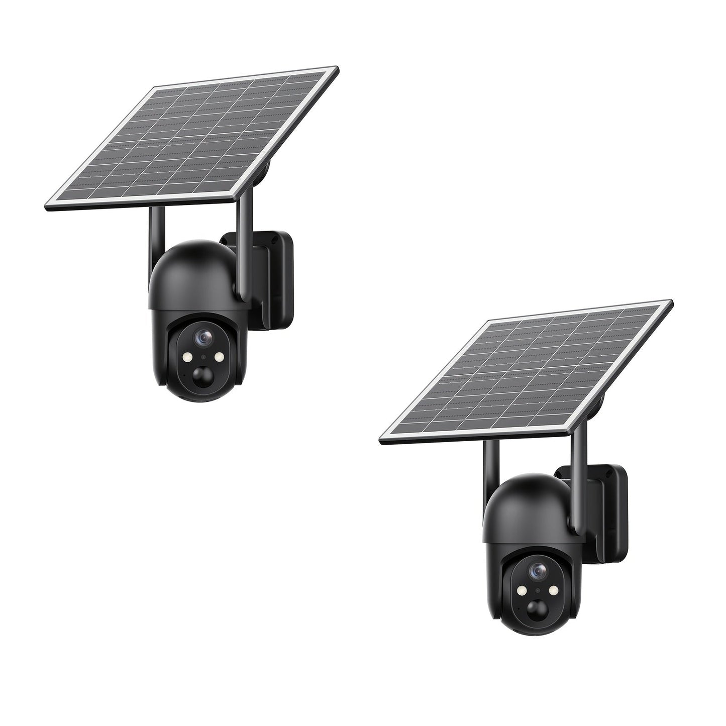 4G LTE Solar Trail Camera No WiFi Needed, Outdoor Security Camera 4K Night Vision, 360° Pan Tilt Live View