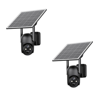 4G LTE Solar Trail Camera No WiFi Needed, Outdoor Security Camera 4K Night Vision, 360° Pan Tilt Live View