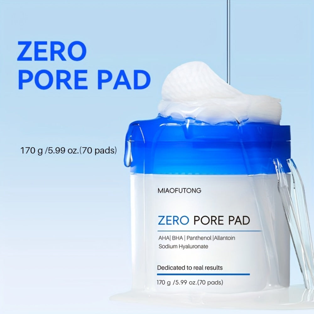 Exfoliating Face Cleansing Pads Pore Minimizing Blackhead Whitehead Remover Deep Cleansing for Bath Time, Home Spa and Personal Care