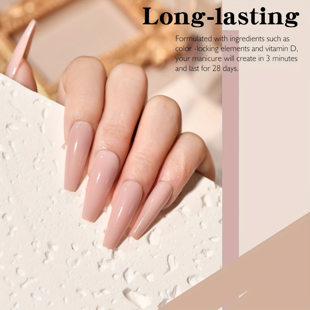 Nude Dipping Powder Set 6 Colors Light Beige Brown Neutral Shades Odorless Acrylic Nail Powder for French