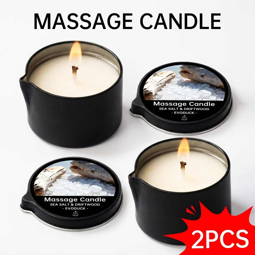Scented Massage Candle 2-in-1 Soy Wax Essential Oil Body Lotion 20+ Scents 1pc 2pcs 6pcs Spa Nail Salon Pedicure Wedding Valentine Christmas