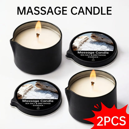 Scented Massage Candle 2-in-1 Soy Wax Essential Oil Body Lotion 20+ Scents 1pc 2pcs 6pcs Spa Nail Salon Pedicure Wedding Valentine Christmas