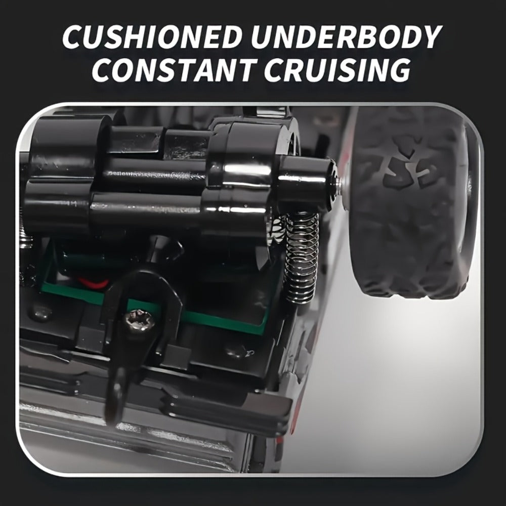 Mini RC Off-Road Truck with Trailer 1:64 Scale Die-Cast Remote Control Car with the Listed Color, Size or Set Options for Everyday Use