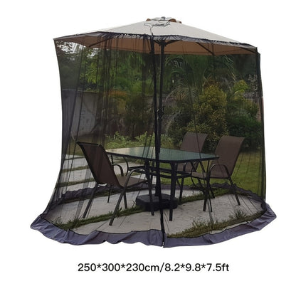98-118 Inch Patio Umbrella Mosquito Net for Outdoor Shade and Protection detail image - detail view 4