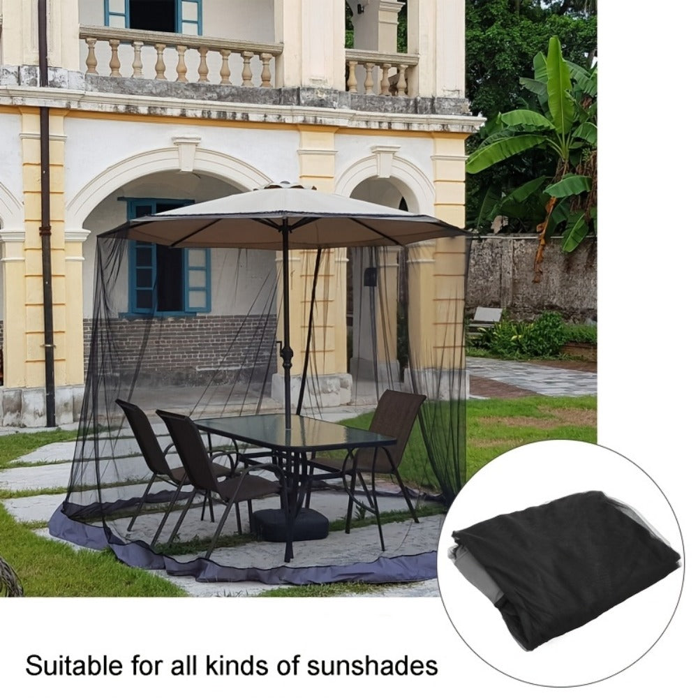 98-118 Inch Patio Umbrella Mosquito Net for Outdoor Shade and Protection detail image - detail view 8